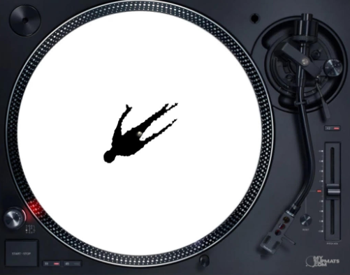 Falling Man Vinyl Slipmat