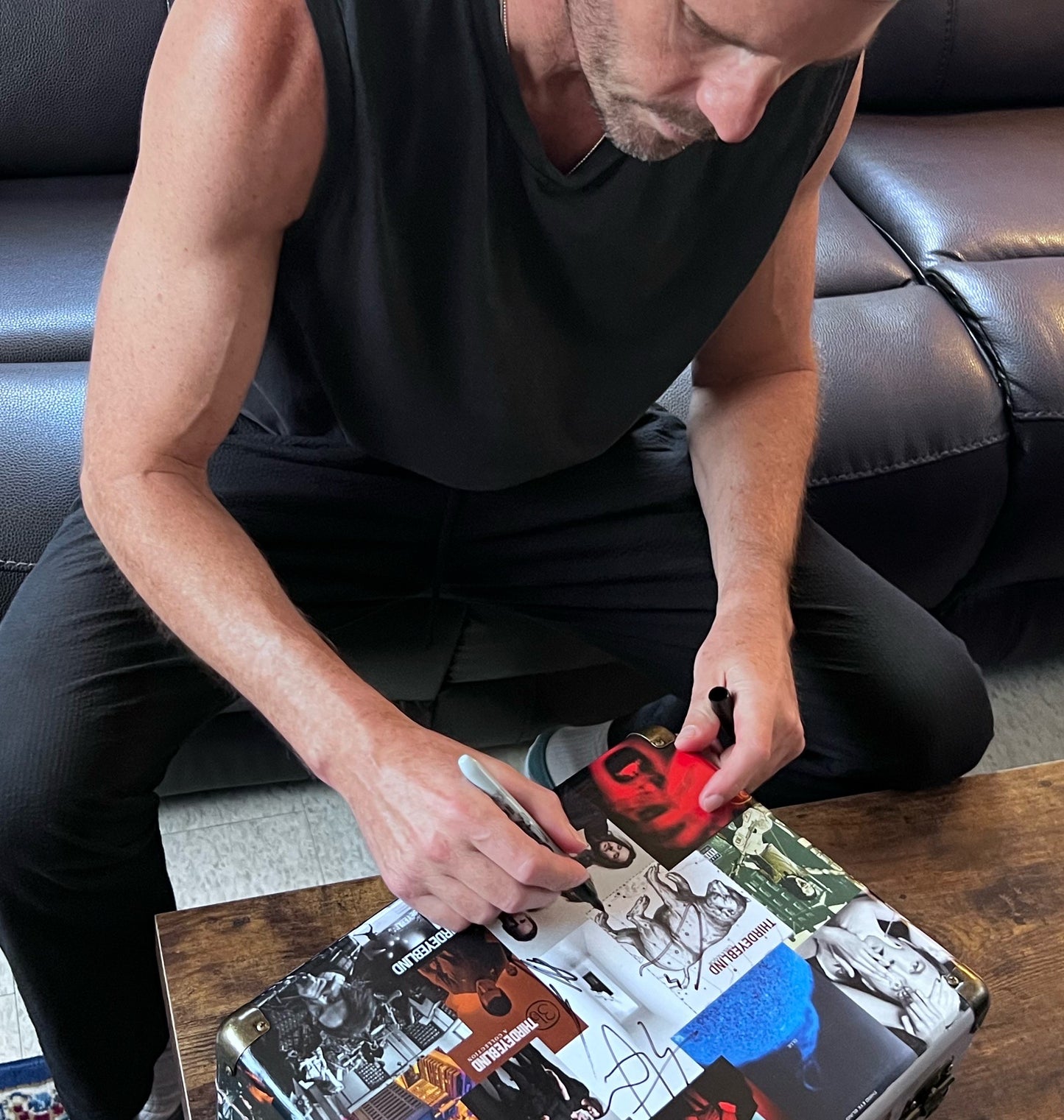 Custom Signed Turntable