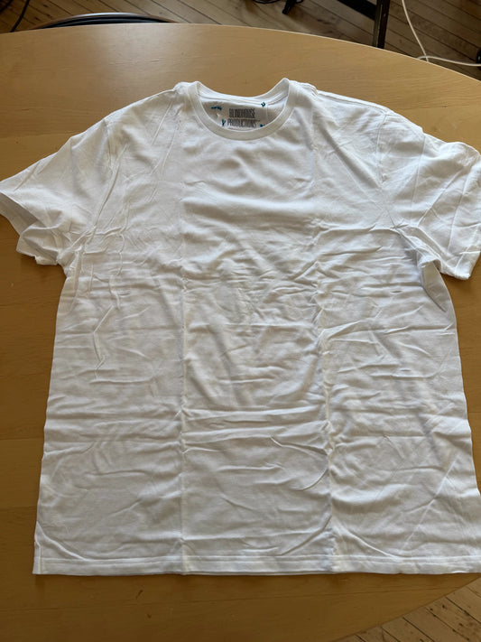 hand screened glow in the dark falling man shirt